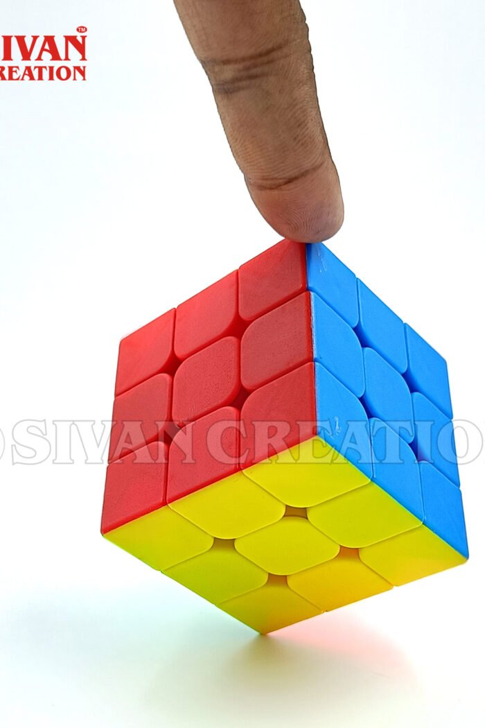 3x3 Speed Cube – Smooth Turning Magic Cube / Rubik’s Cube Puzzle Toy for Kids & Adults, Fast Anti-Pop Brain Teaser, Professional Speed Puzzle