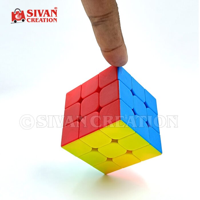3x3 Speed Cube – Smooth Turning Magic Cube / Rubik’s Cube Puzzle Toy for Kids & Adults, Fast Anti-Pop Brain Teaser, Professional Speed Puzzle