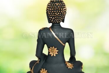 meditating buddha sitting statue | handmade resin decoration for home decor, garden, and meditation space | buddha statue for spirituality and peace lovers