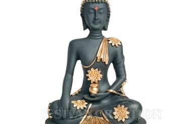 meditating buddha sitting statue | handmade resin decoration for home decor, garden, and meditation space | buddha statue for spirituality and peace lovers