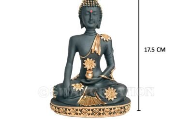 meditating buddha sitting statue | handmade resin decoration for home decor, garden, and meditation space | buddha statue for spirituality and peace lovers