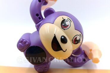 dancing monkey toys for kids & babies spinning rolling toy with voice control,musical light & sound effects,interactive sensor for kids monkey toys for gift/baby,powersource:battery(not included)