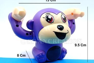 dancing monkey toys for kids & babies spinning rolling toy with voice control,musical light & sound effects,interactive sensor for kids monkey toys for gift/baby,powersource:battery(not included)