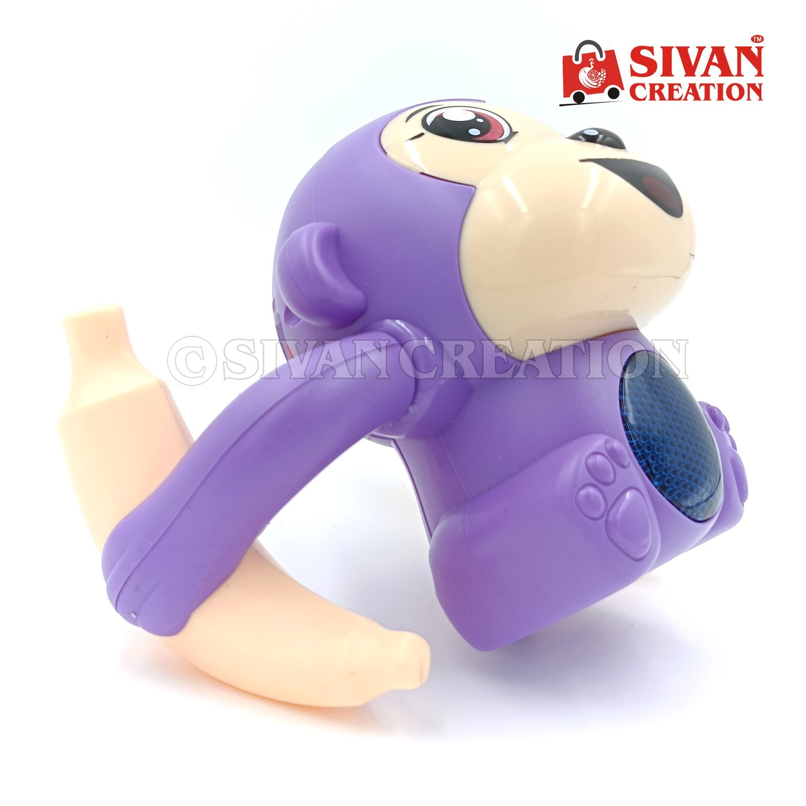 dancing monkey toys for kids & babies spinning rolling toy with voice control,musical light & sound effects,interactive sensor for kids monkey toys for gift/baby,powersource:battery(not included)