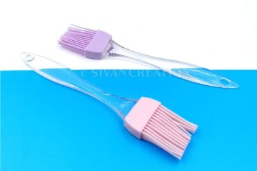 silicon oil cooking brush for grilling, tandoor, cooking, baking | heat resistant, easy to clean | bbq brush | oil brush for pastry, and kitchen use (set of 2)