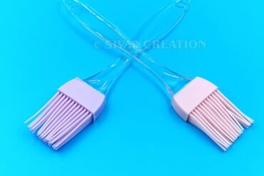 silicon oil cooking brush for grilling, tandoor, cooking, baking | heat resistant, easy to clean | bbq brush | oil brush for pastry, and kitchen use (set of 2)