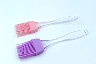 silicon oil cooking brush for grilling, tandoor, cooking, baking | heat resistant, easy to clean | bbq brush | oil brush for pastry, and kitchen use (set of 2)