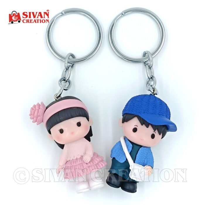 Cute Couple Keychain for Boyfriend and Girlfriend | Keychain for lovers | Cute Couple Gift for Loved Ones, Friends, or Special Occasions, anniversary gift