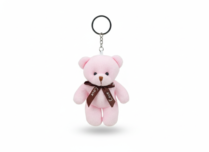 Multicolored Soft Tiny Teddy Bear Keychain | Cute Plush Mini Teddy Key Ring Gift