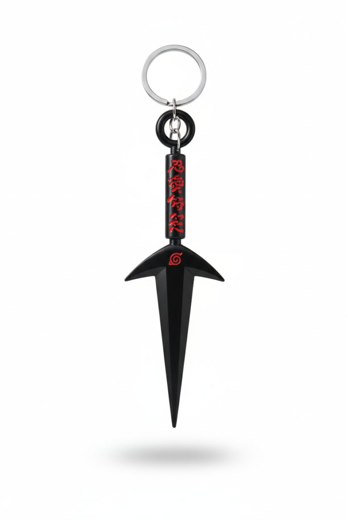 Minato Namikaze Flying Thunder God Kunai Replica Keychain – Rotating Spinning Metal Keychain | Naruto Anime Collectible