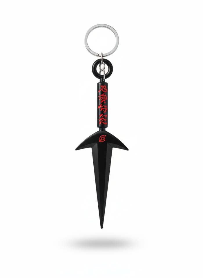 Minato Namikaze Flying Thunder God Kunai Replica Keychain – Rotating Spinning Metal Keychain | Naruto Anime Collectible