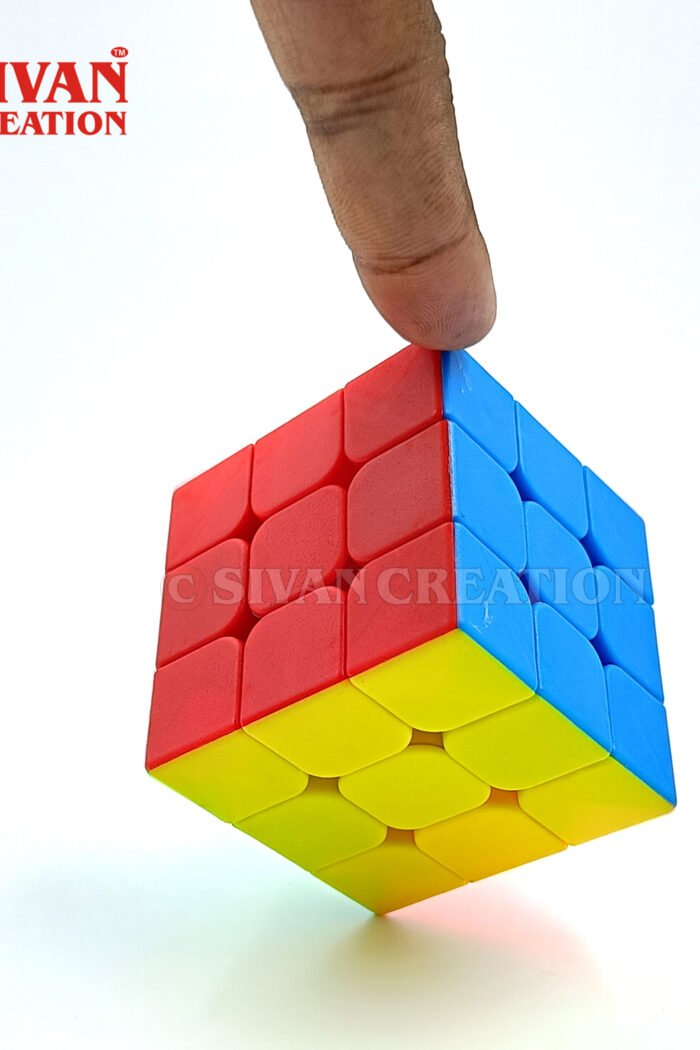 3x3 Puzzle Cube | Speed Cube for Kids & Adults | Magic Cube Brain Teaser Toy | Rubik Style Twist Puzzle Cube