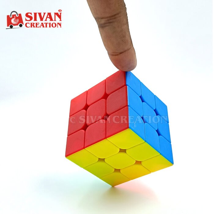 3x3 Puzzle Cube | Speed Cube for Kids & Adults | Magic Cube Brain Teaser Toy | Rubik Style Twist Puzzle Cube