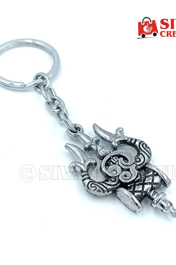 Metal Sivan Sulam Keychain – Handmade Multi-Color Keyring, Stylish Bag Charm, Unique Gift for Women & Men