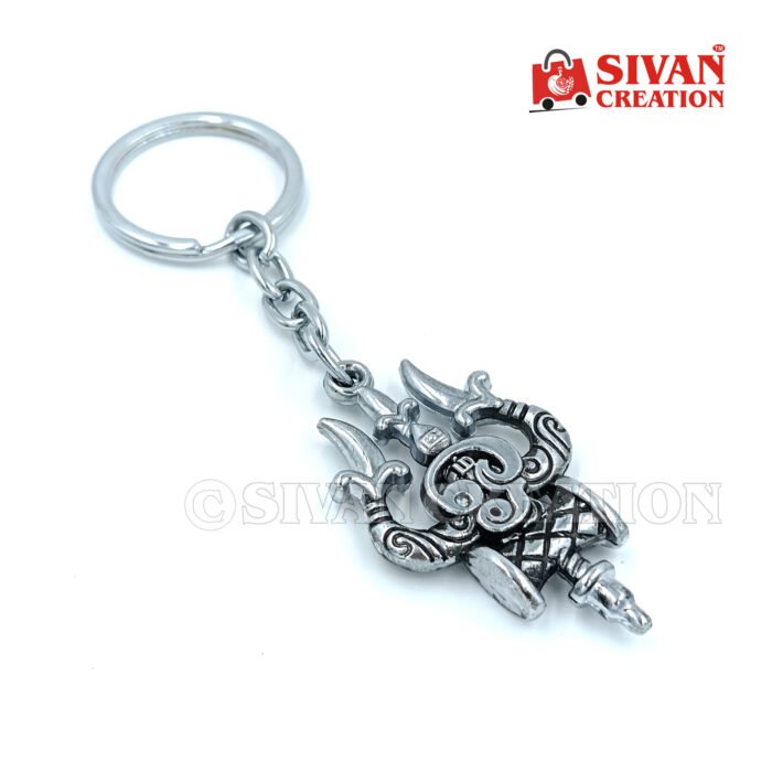 Metal Sivan Sulam Keychain – Handmade Multi-Color Keyring, Stylish Bag Charm, Unique Gift for Women & Men