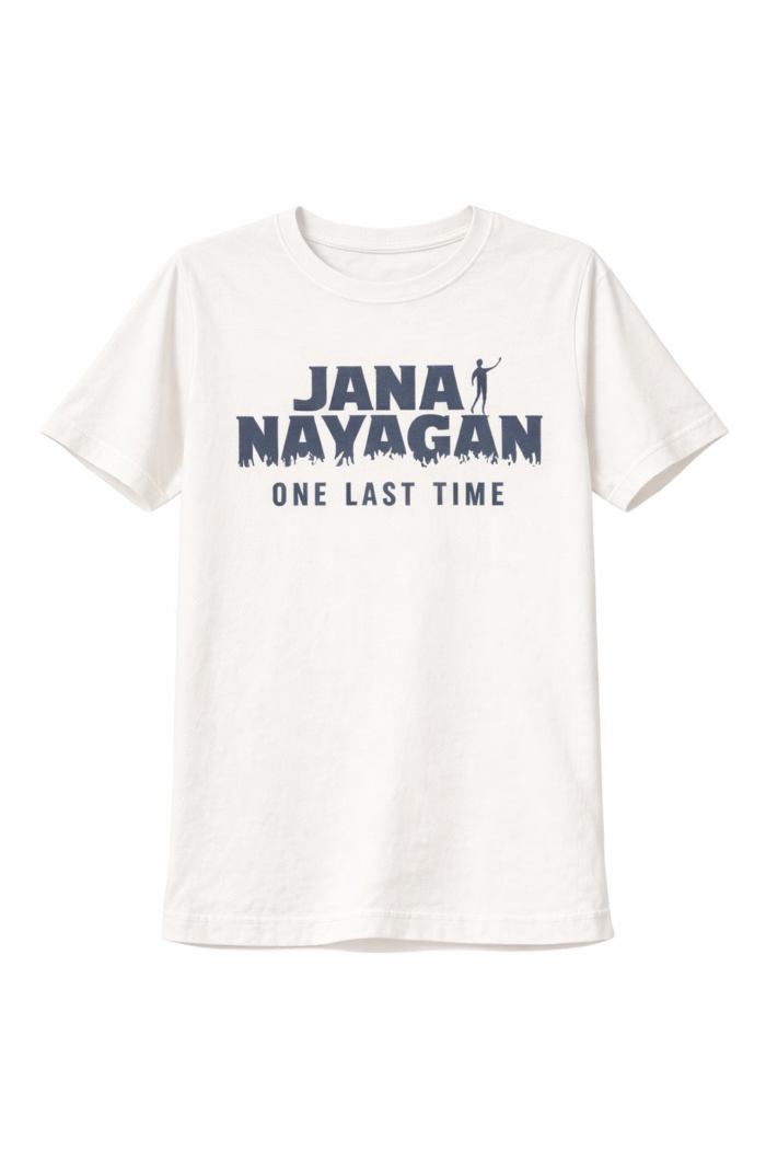 Jana Nayagan – One Last Time Premium Polyester T-Shirt