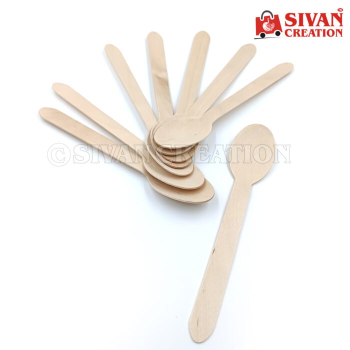 Thin Wooden Spoons – Lightweight Handmade Kitchen Spoons, Eco-Friendly Cooking & Baking Utensils, Rustic Serving Spoons, Coffee & Tea Stirring Spoon