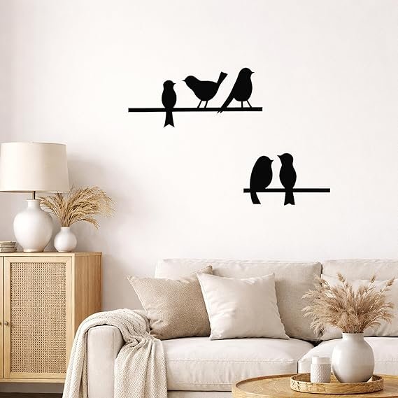 Wooden Bird Wall Hanging Decor – MDF Wall Art