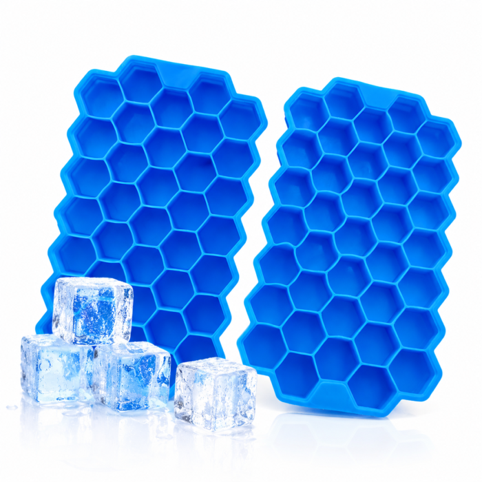 Honeycomb Silicone Ice Cube Tray Pack of 2