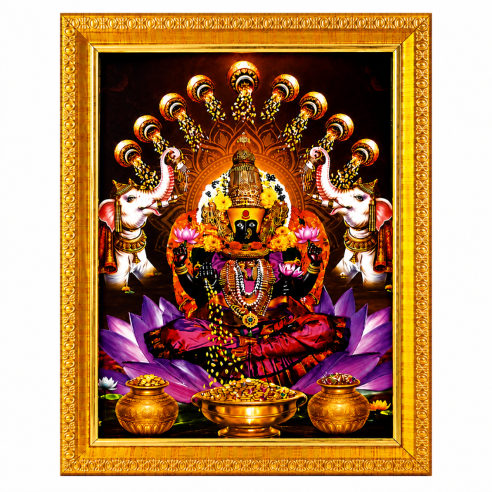God Kolhapur Lakshmi Photo Frame 6x8 inches